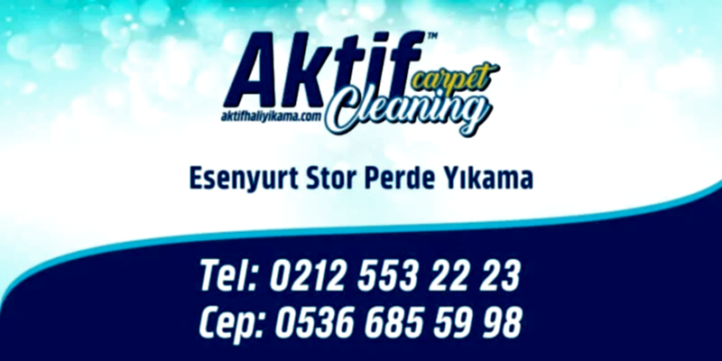 esenyurt stor perde yikama